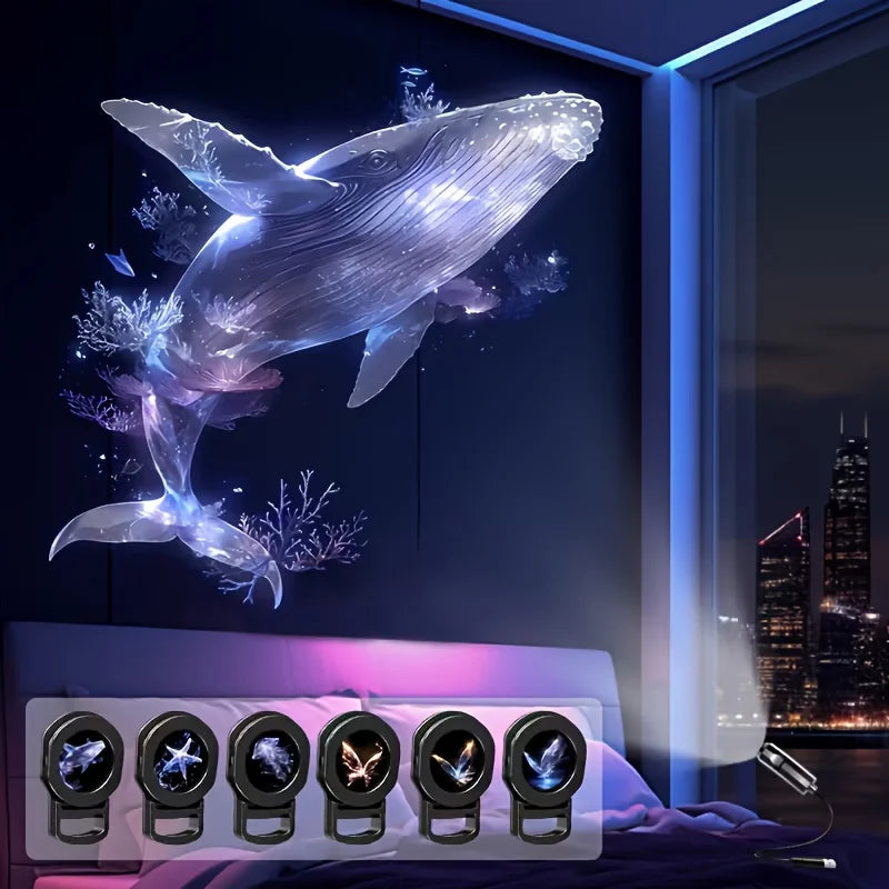 LED Ocean Projection USB Night Light