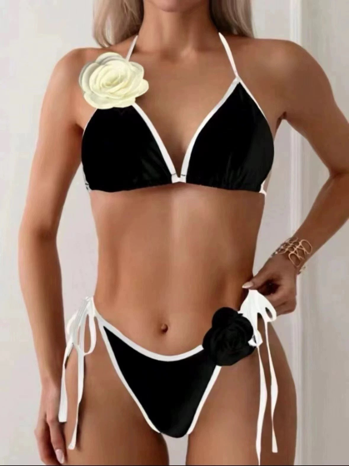 Biquíni Premium Floral Riviera – Ajustável | Elegância e Conforto