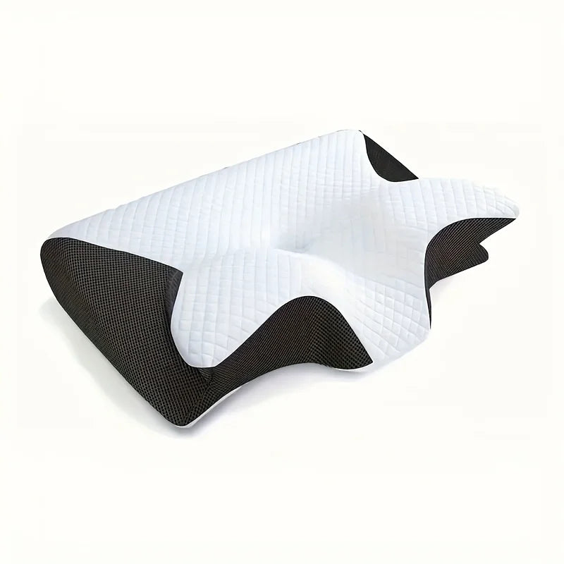 Almofada Ortopédica Ergonómica Premium | Espuma Memory Foam para Alívio das Dores Cervicais e Sono Perfeito
