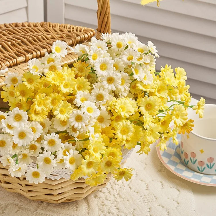 Ramo de Margaridas Artificiais Decorativas – 12 a 48 Flores