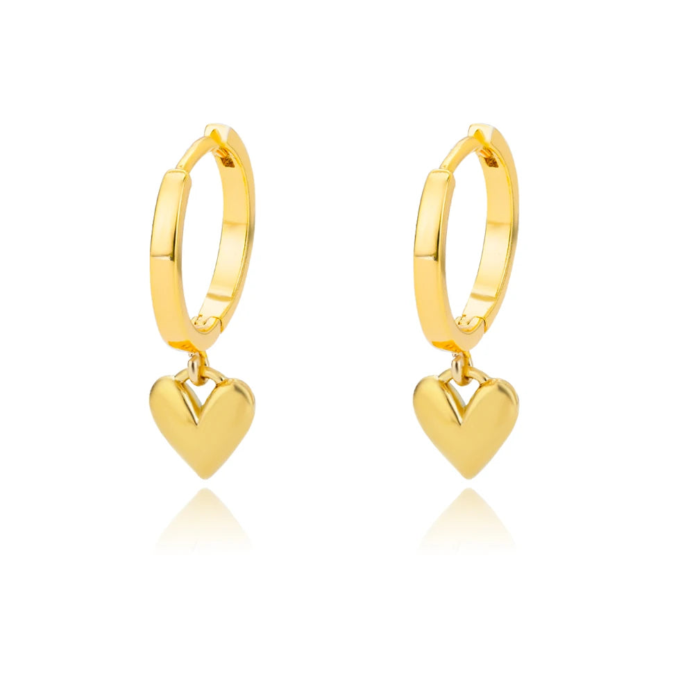Brincos Chunky Vintage em Aço Inoxidável Dourado | NOVORA