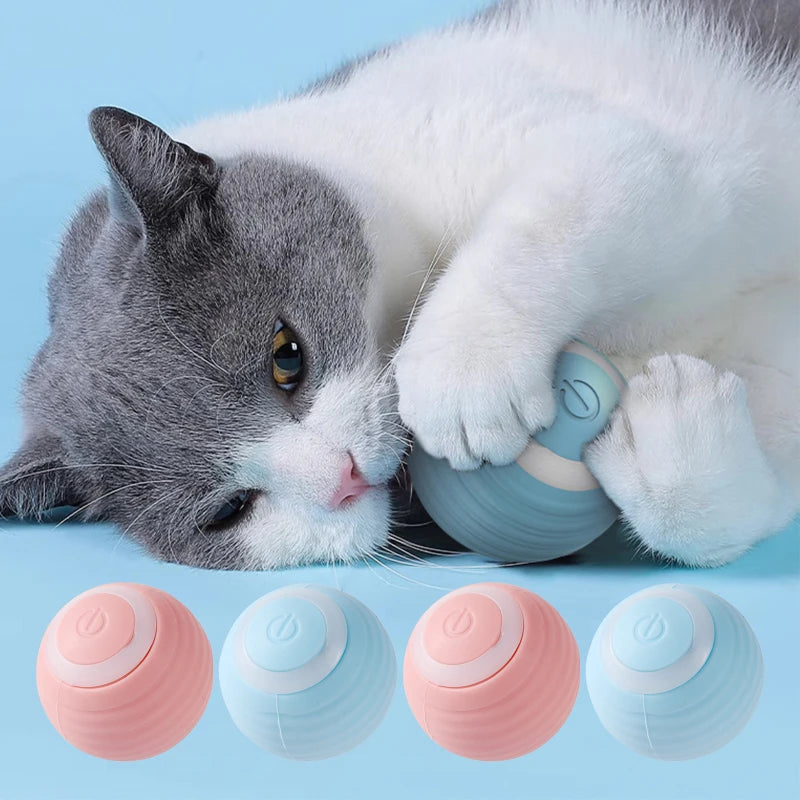 Bola Inteligente Interativa para Gatos | Recarregável por USB | Movimento Automático