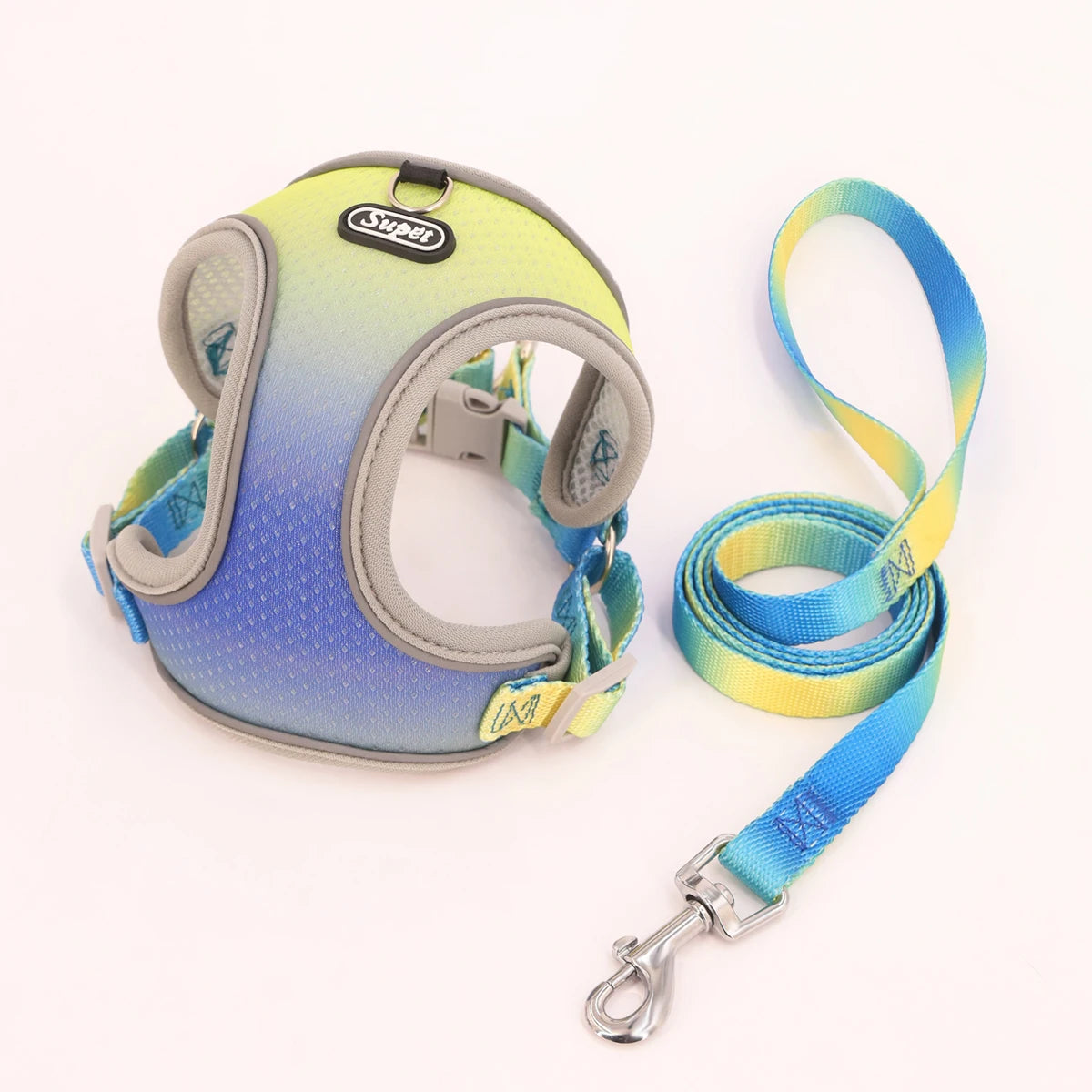 Peitoral Ajustável para Cães com Trela – Arnês Respirável Refletivo, Confortável e Seguro para Passeios | Tamanhos S, M, L e XL