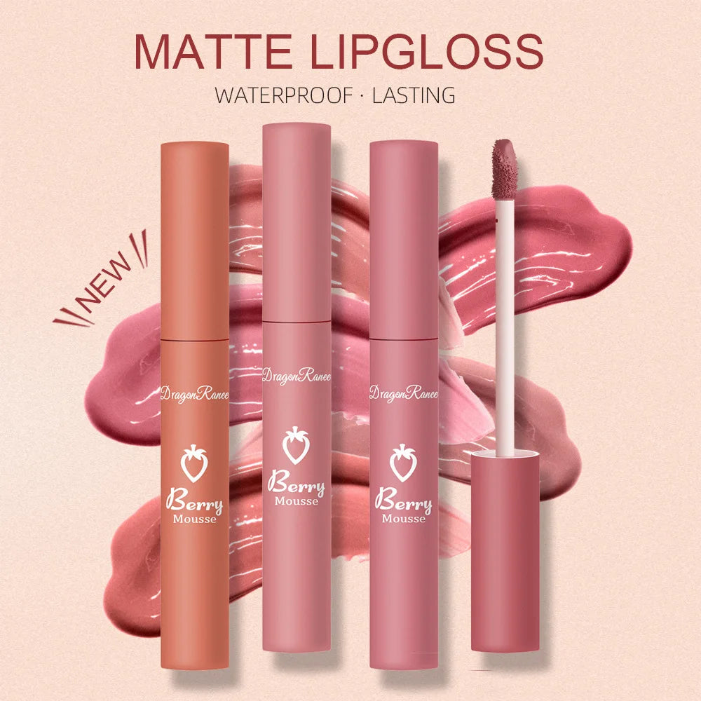 Batom Líquido Matte Waterproof Longa Duração | 12 Cores