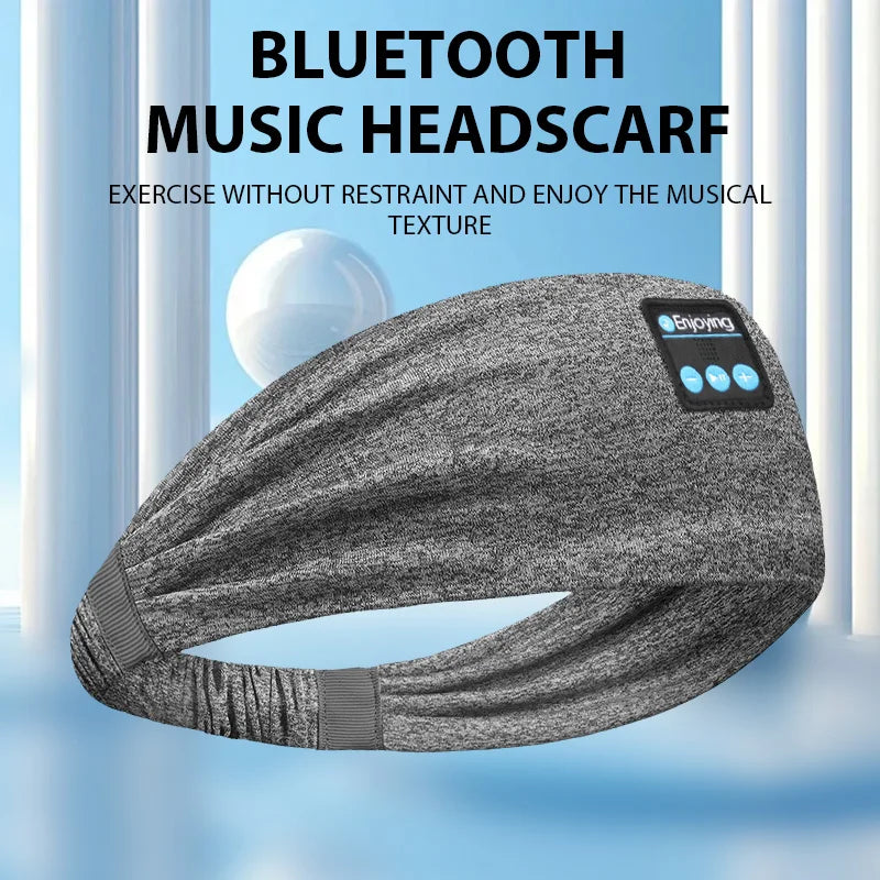 Faixa Bluetooth para Dormir com Auriculares Integrados | Banda Desportiva Sem Fios para Sono, Corrida, Yoga e Relaxamento