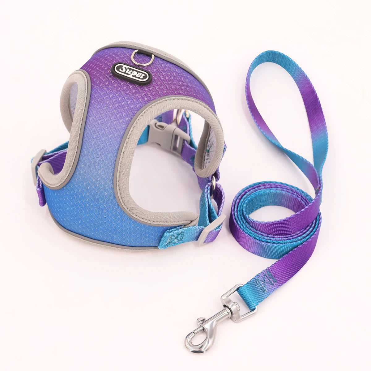 Peitoral Ajustável para Cães com Trela – Arnês Respirável Refletivo, Confortável e Seguro para Passeios | Tamanhos S, M, L e XL