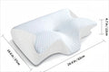Almofada Ortopédica Ergonómica Premium | Espuma Memory Foam para Alívio das Dores Cervicais e Sono Perfeito