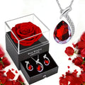 Colar Amor Eterno™ com Caixa de Rosa Preservada