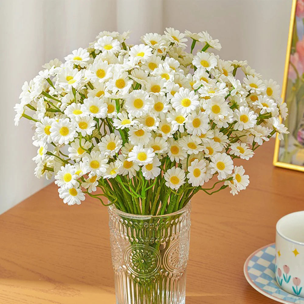 Ramo de Margaridas Artificiais Decorativas – 12 a 48 Flores