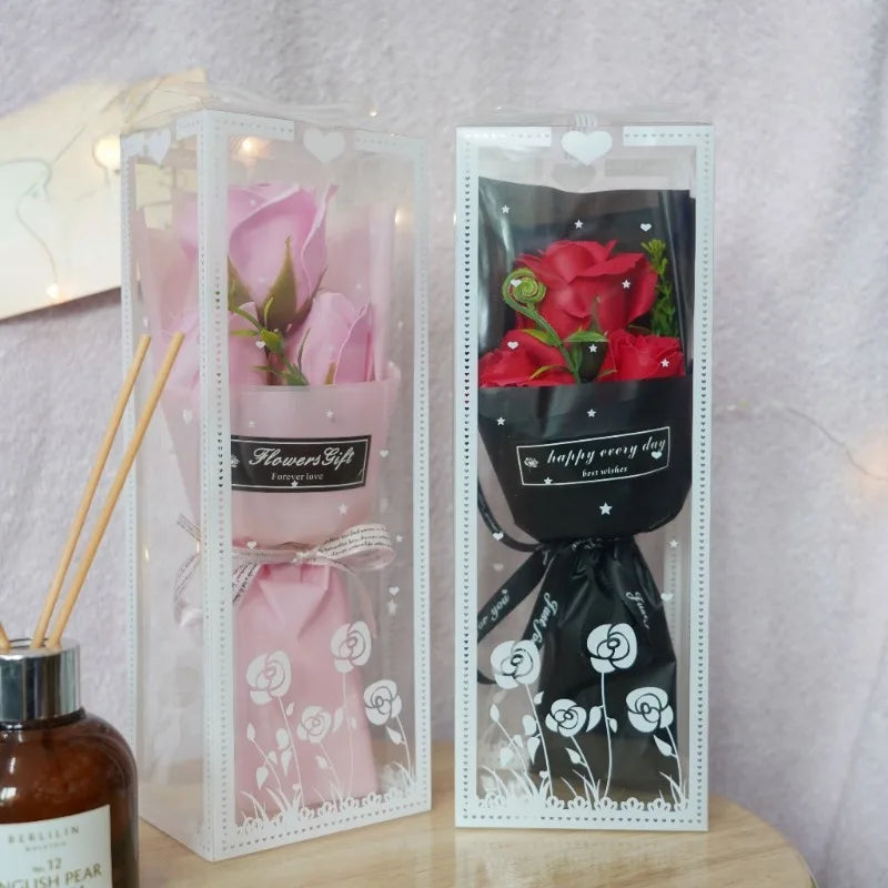 Bouquet Eterno com Rosa Artificial – Presente Romântico