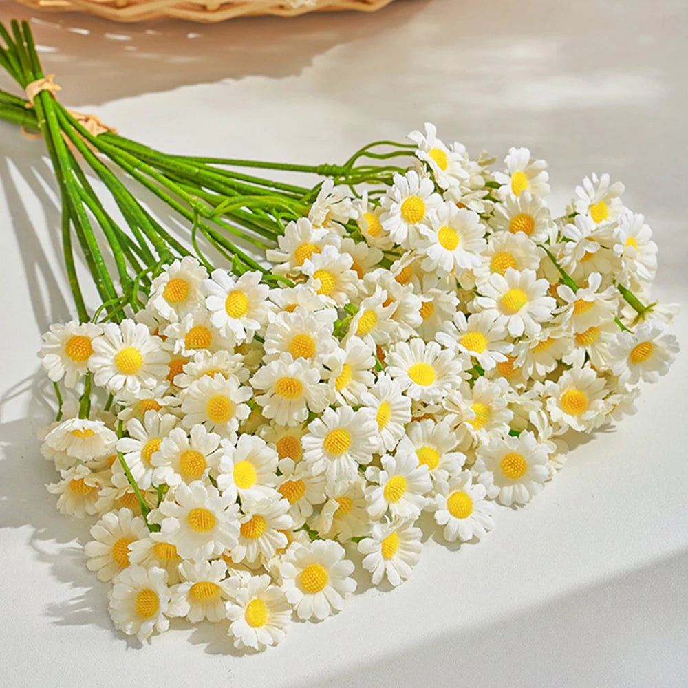 Ramo de Margaridas Artificiais Decorativas – 12 a 48 Flores