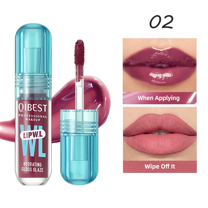 NOVORA MirrorGloss™ | Long-Lasting Mirrored Lip Gloss Jelly – Intense Hydration and Glass-Like Shine