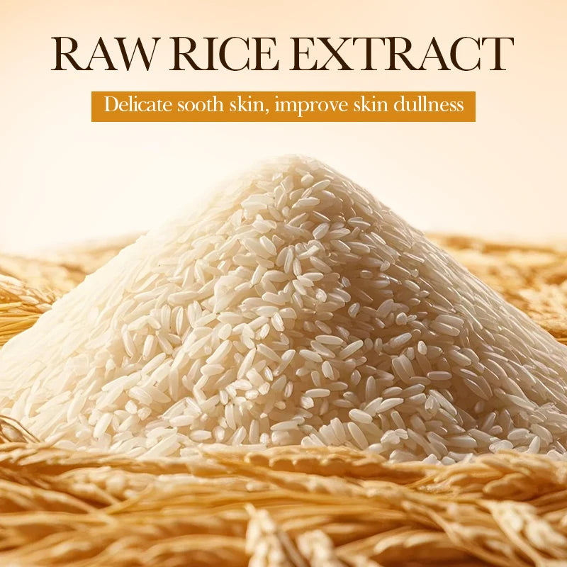 Kit Premium BIOAQUA Rice Whitening – Rotina Completa de Cuidados Faciais com Extrato de Arroz
