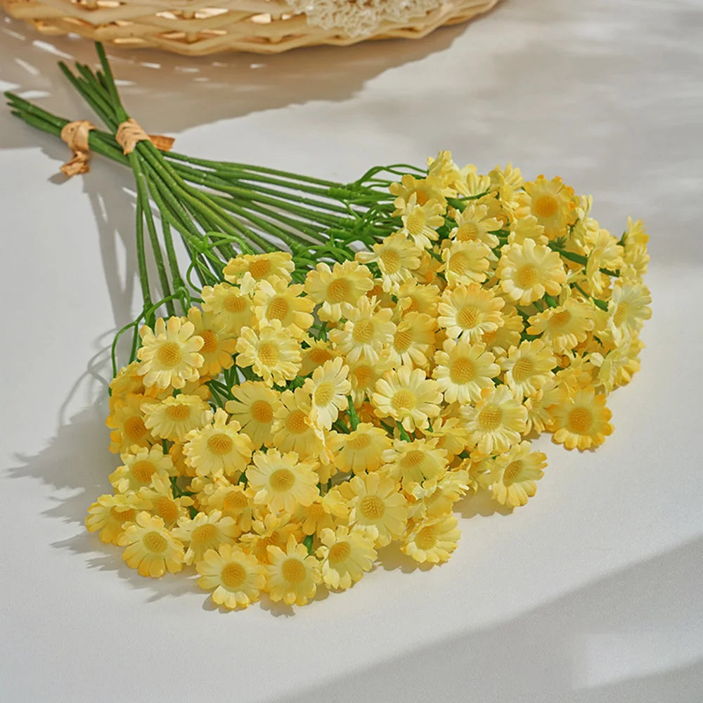 Ramo de Margaridas Artificiais Decorativas – 12 a 48 Flores