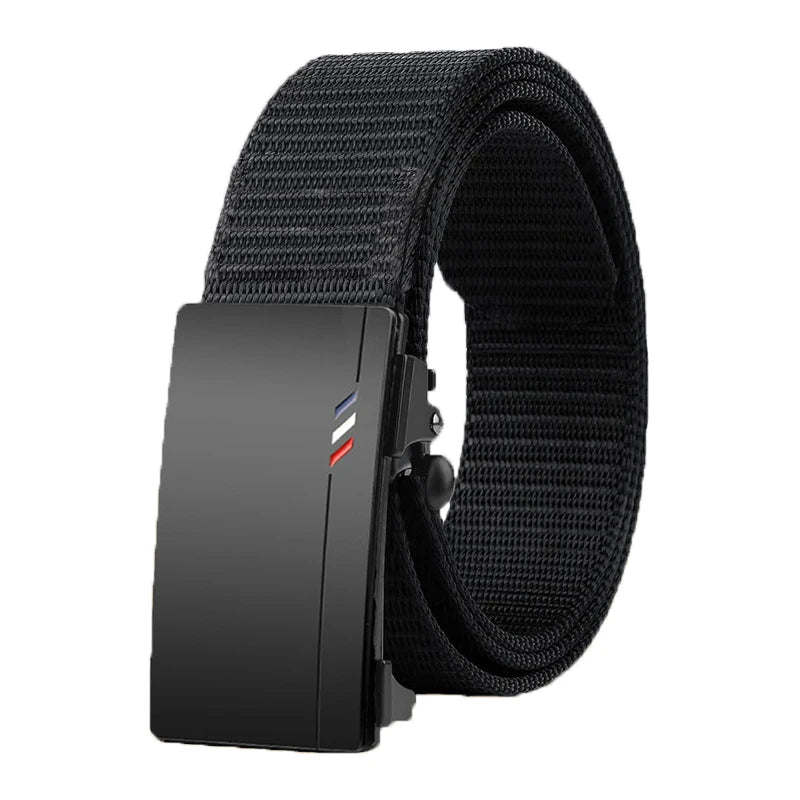 Cinto Masculino Tático em Nylon com Fivela Automática | Ajustável, Resistente e Confortável