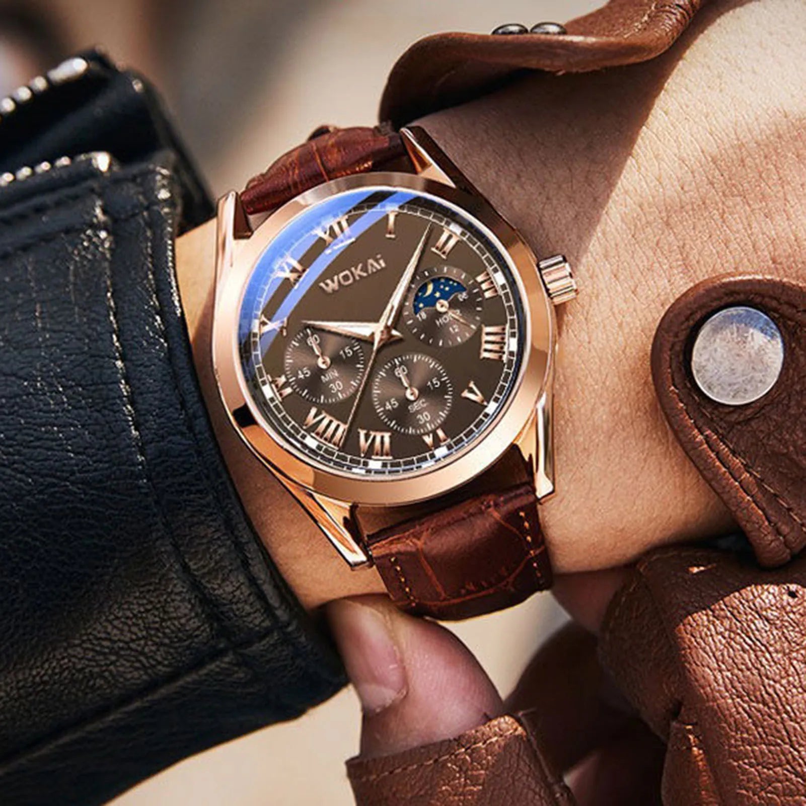 Relógio Masculino Elegance Quartz | Design Premium à Prova de Água
