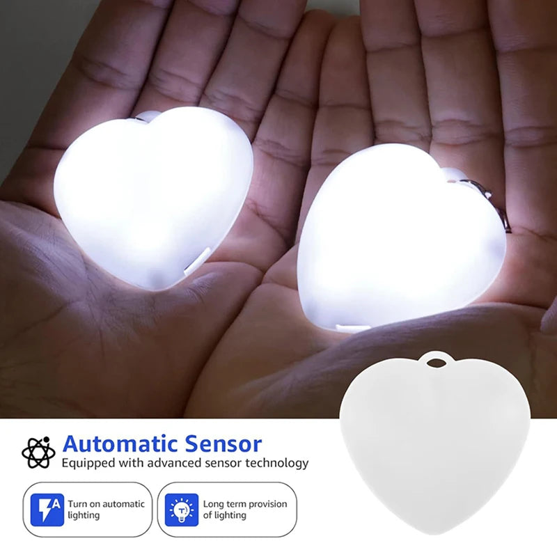 NOVORA™ HeartGlow™ Portable Handbag Light – USB Rechargeable Touch Sensor Purse Light