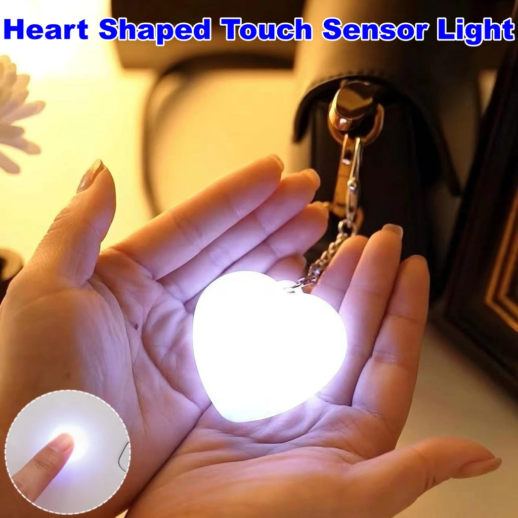 NOVORA™ HeartGlow™ Portable Handbag Light – USB Rechargeable Touch Sensor Purse Light