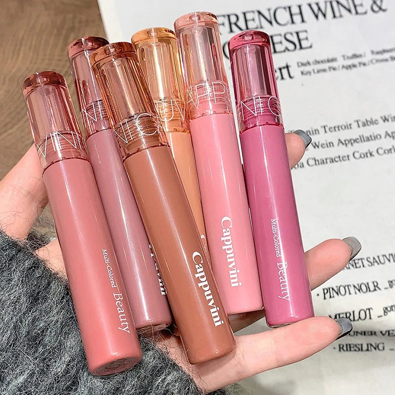 NOVORA MirrorGloss™ | Lip Gloss Jelly Espelhado de Longa Duração – Hidratação Intensa e Brilho Efeito Vidro