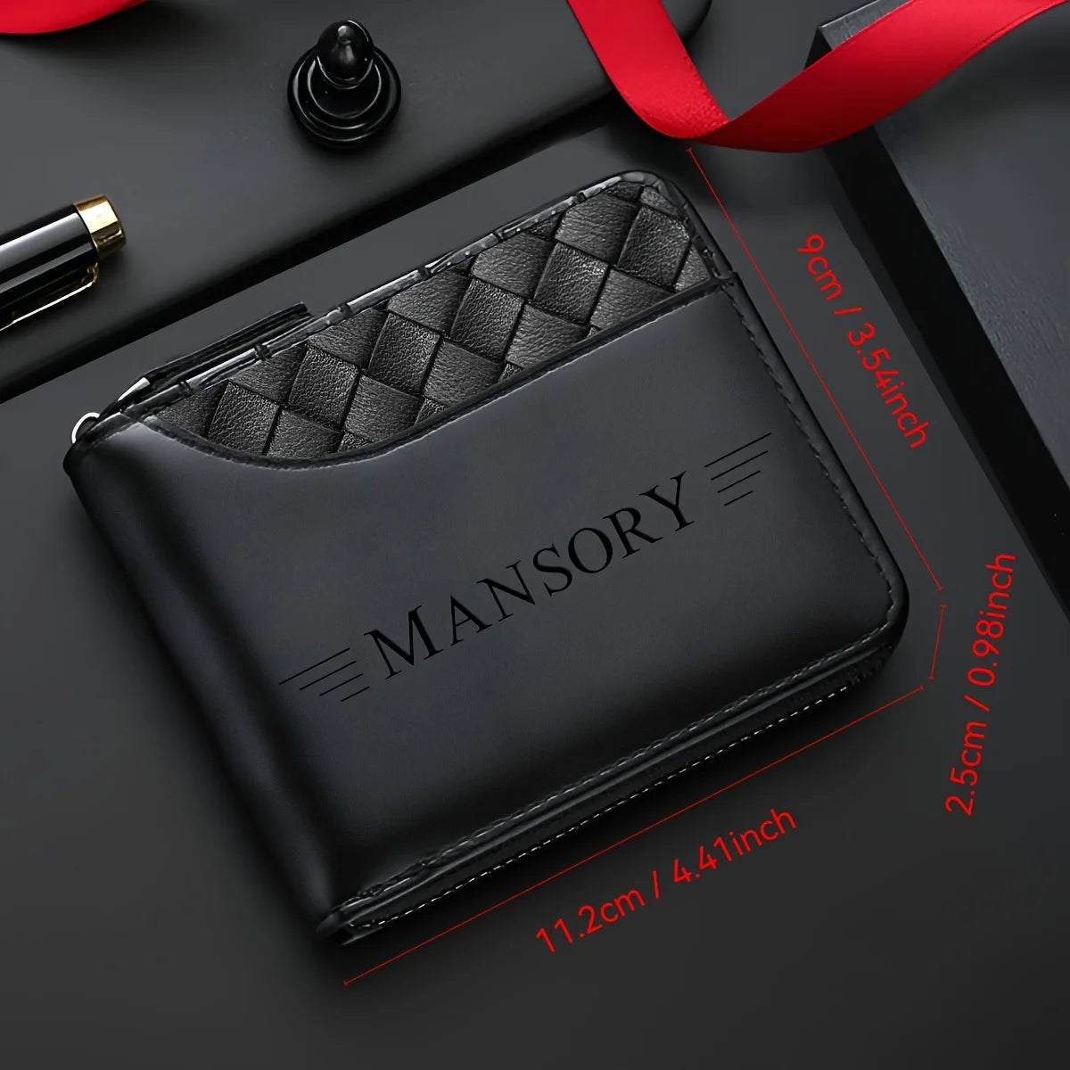 Personalized Men's Faux Leather Wallet