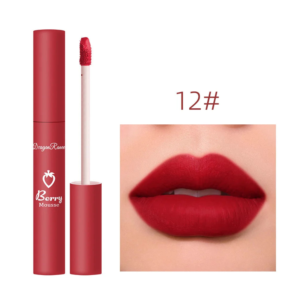 Batom Líquido Matte Waterproof Longa Duração | 12 Cores