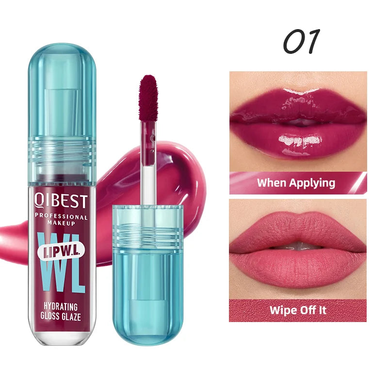 NOVORA MirrorGloss™ | Long-Lasting Mirrored Lip Gloss Jelly – Intense Hydration and Glass-Like Shine