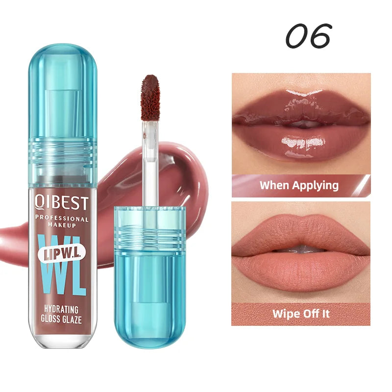 NOVORA MirrorGloss™ | Long-Lasting Mirrored Lip Gloss Jelly – Intense Hydration and Glass-Like Shine