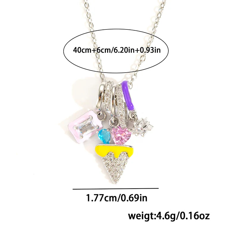 NOVORA™Necklace with Star & Crystal Pendant