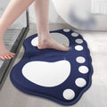 Tapete Antiderrapante Pata de Urso Premium | Super Absorvente, Macio e Secagem Rápida