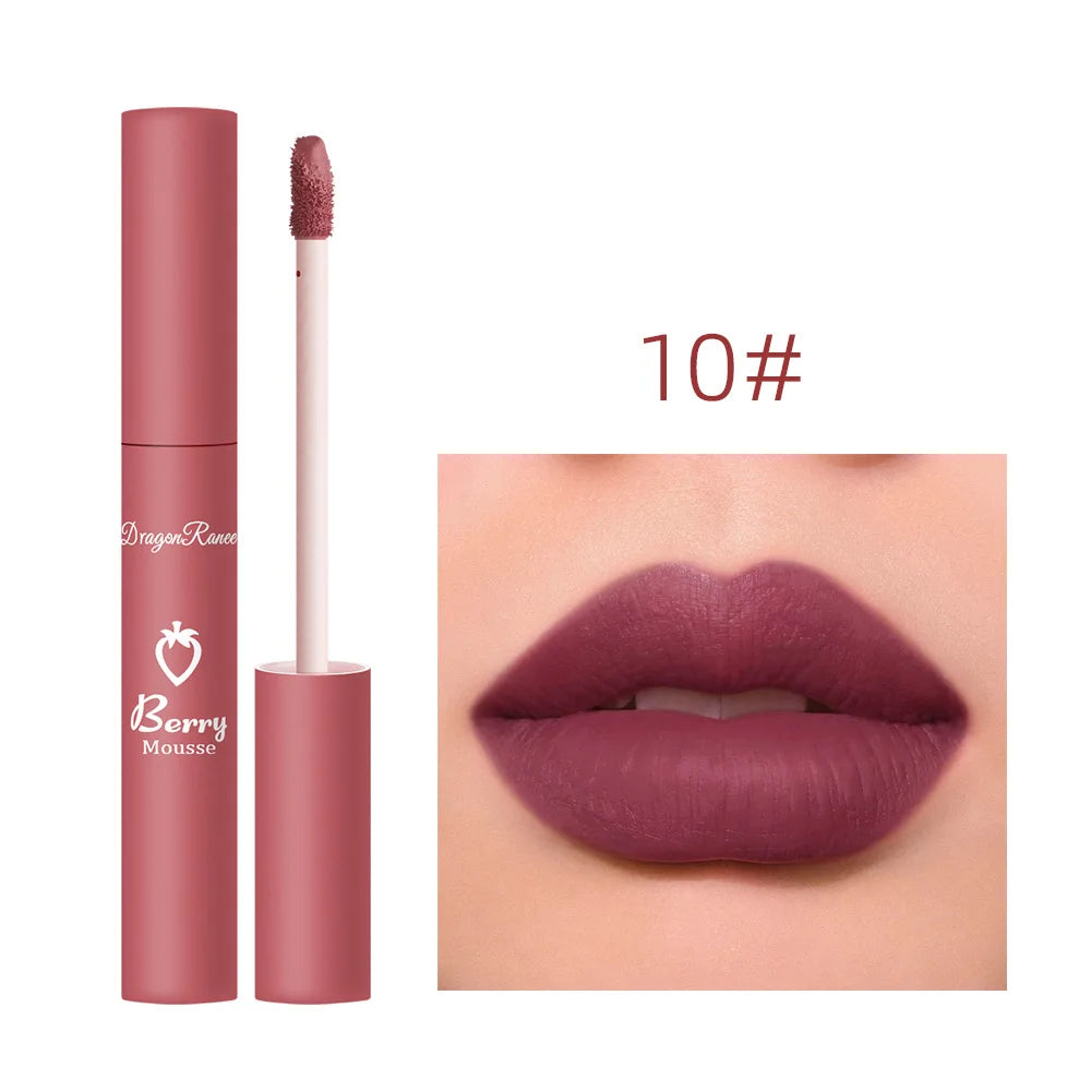 Batom Líquido Matte Waterproof Longa Duração | 12 Cores