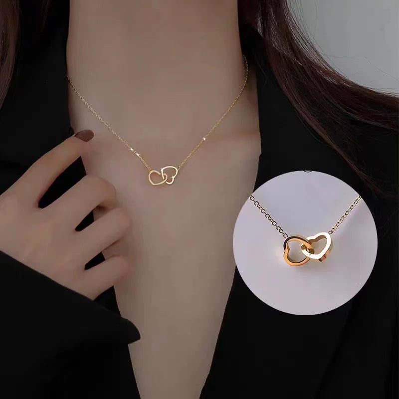Eternal Rose Gift Box with Personalized Heart Necklace