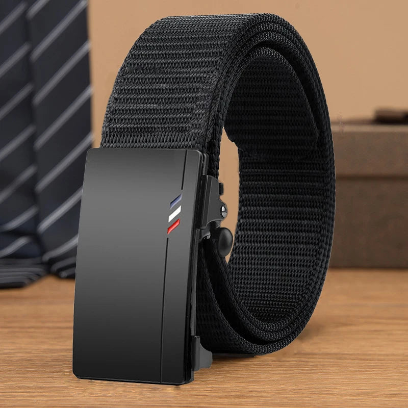 Cinto Masculino Tático em Nylon com Fivela Automática | Ajustável, Resistente e Confortável