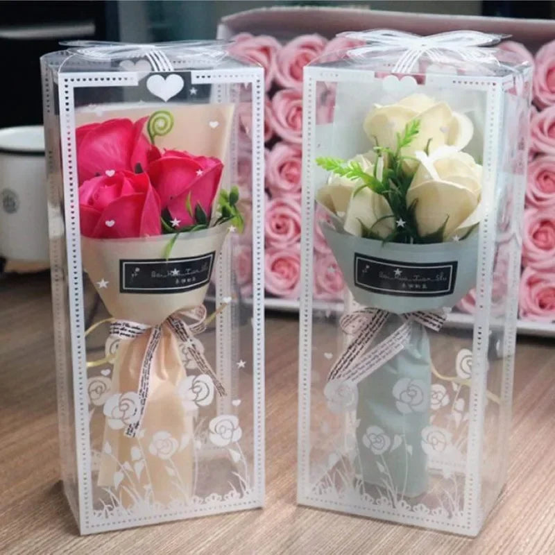 Bouquet Eterno com Rosa Artificial – Presente Romântico