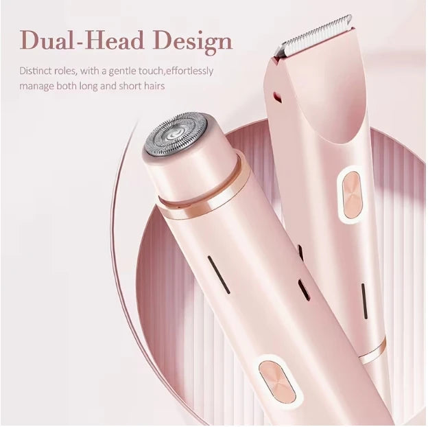 NOVORA Glide™ | Women's Waterproof Bikini Trimmer with Ceramic Blades & USB Charging – Painless, Precise & Gentle on Skin