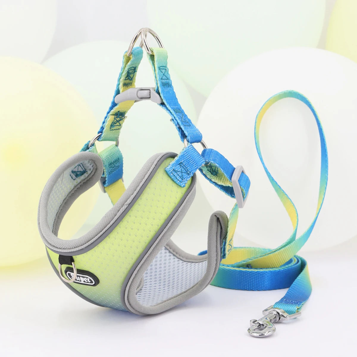 Peitoral Ajustável para Cães com Trela – Arnês Respirável Refletivo, Confortável e Seguro para Passeios | Tamanhos S, M, L e XL