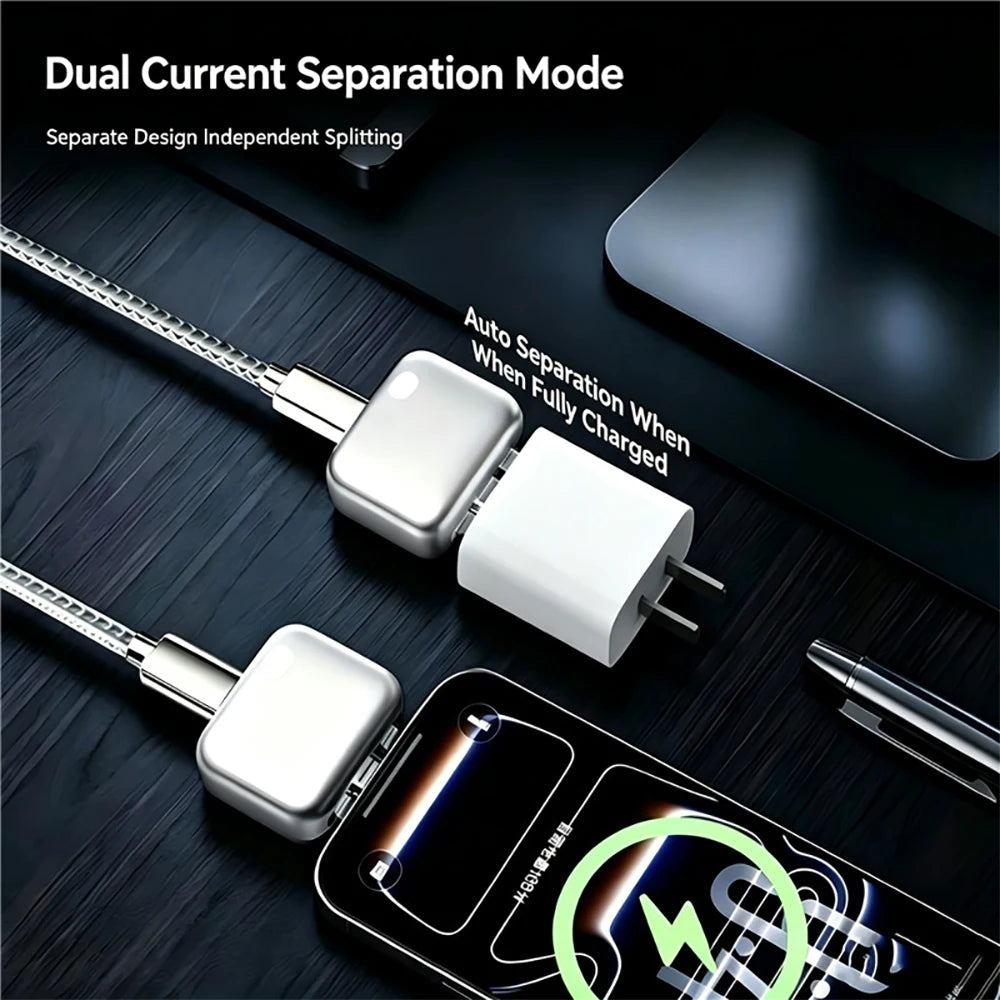 Carregador Inteligente USB-C 140W com Desligamento Automático | Proteção Inteligente Contra Sobrecarga