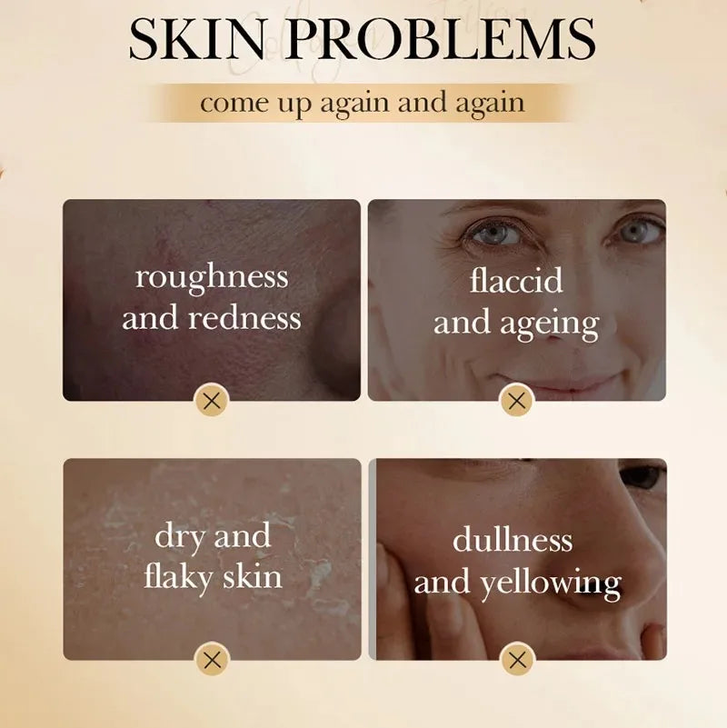Máscara Facial Noturna de Colágeno Premium – Hidratação Profunda e Efeito Firmador (30 ou 40 Unidades)