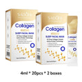 Máscara Facial Noturna de Colágeno Premium – Hidratação Profunda e Efeito Firmador (30 ou 40 Unidades)