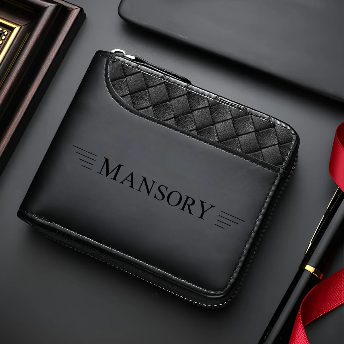 Personalized Men's Faux Leather Wallet