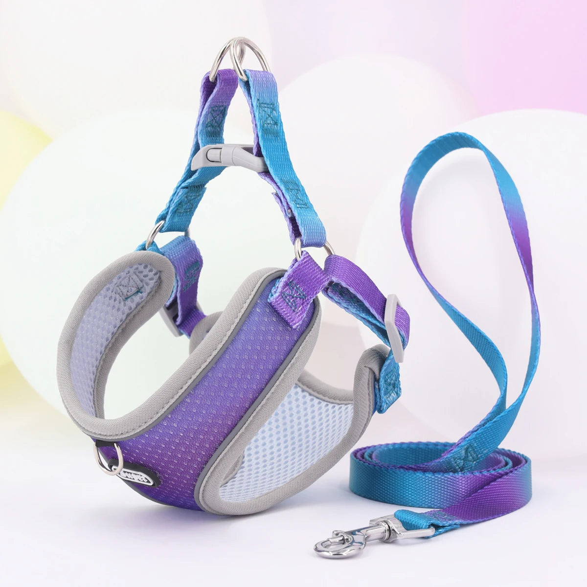 Peitoral Ajustável para Cães com Trela – Arnês Respirável Refletivo, Confortável e Seguro para Passeios | Tamanhos S, M, L e XL