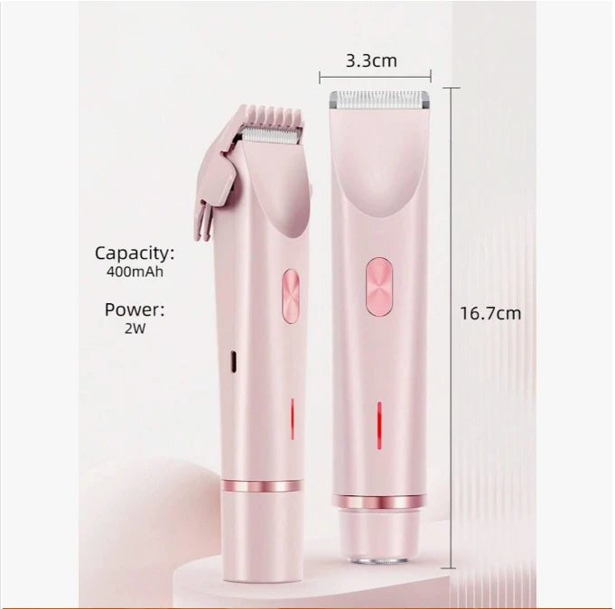 NOVORA Glide™ | Women's Waterproof Bikini Trimmer with Ceramic Blades & USB Charging – Painless, Precise & Gentle on Skin