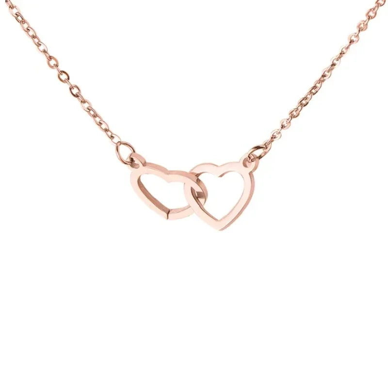 Eternal Rose Gift Box with Personalized Heart Necklace