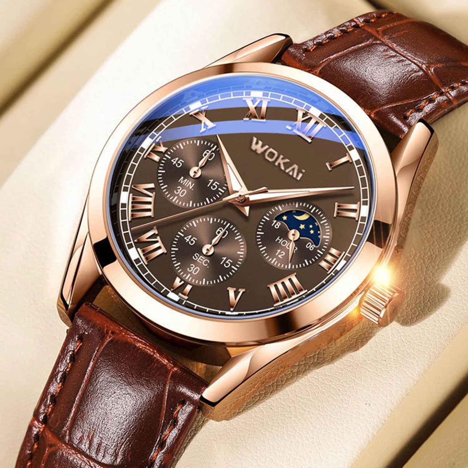 Relógio Masculino Elegance Quartz | Design Premium à Prova de Água