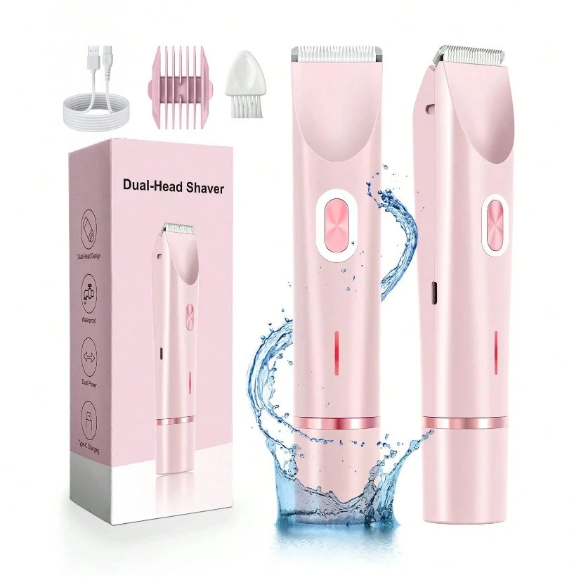 NOVORA Glide™ | Women's Waterproof Bikini Trimmer with Ceramic Blades & USB Charging – Painless, Precise & Gentle on Skin