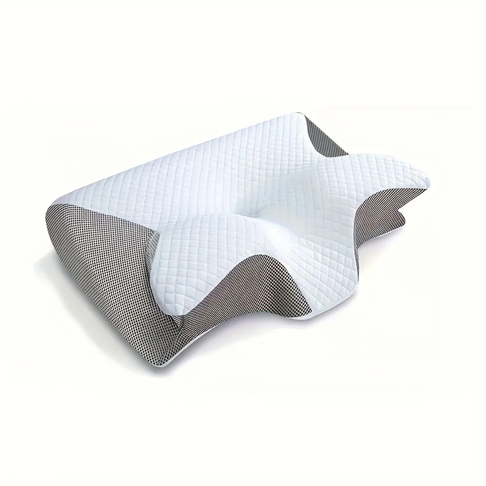 Almofada Ortopédica Ergonómica Premium | Espuma Memory Foam para Alívio das Dores Cervicais e Sono Perfeito